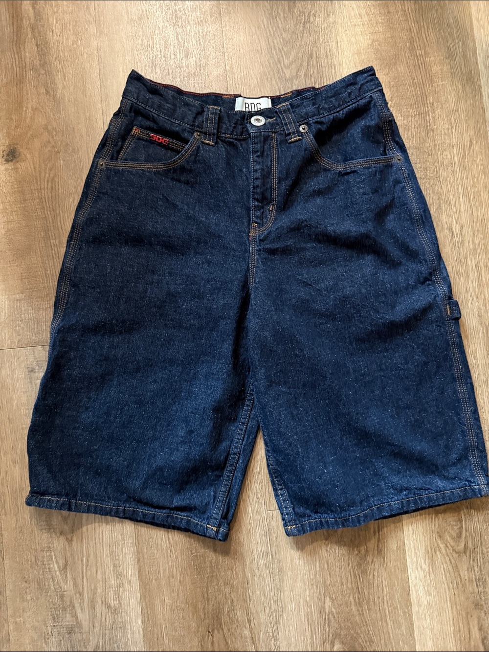 Urban Outfitters BDG Carpenter Denim Shorts Jorts Size 27 - Picture 2 of 13